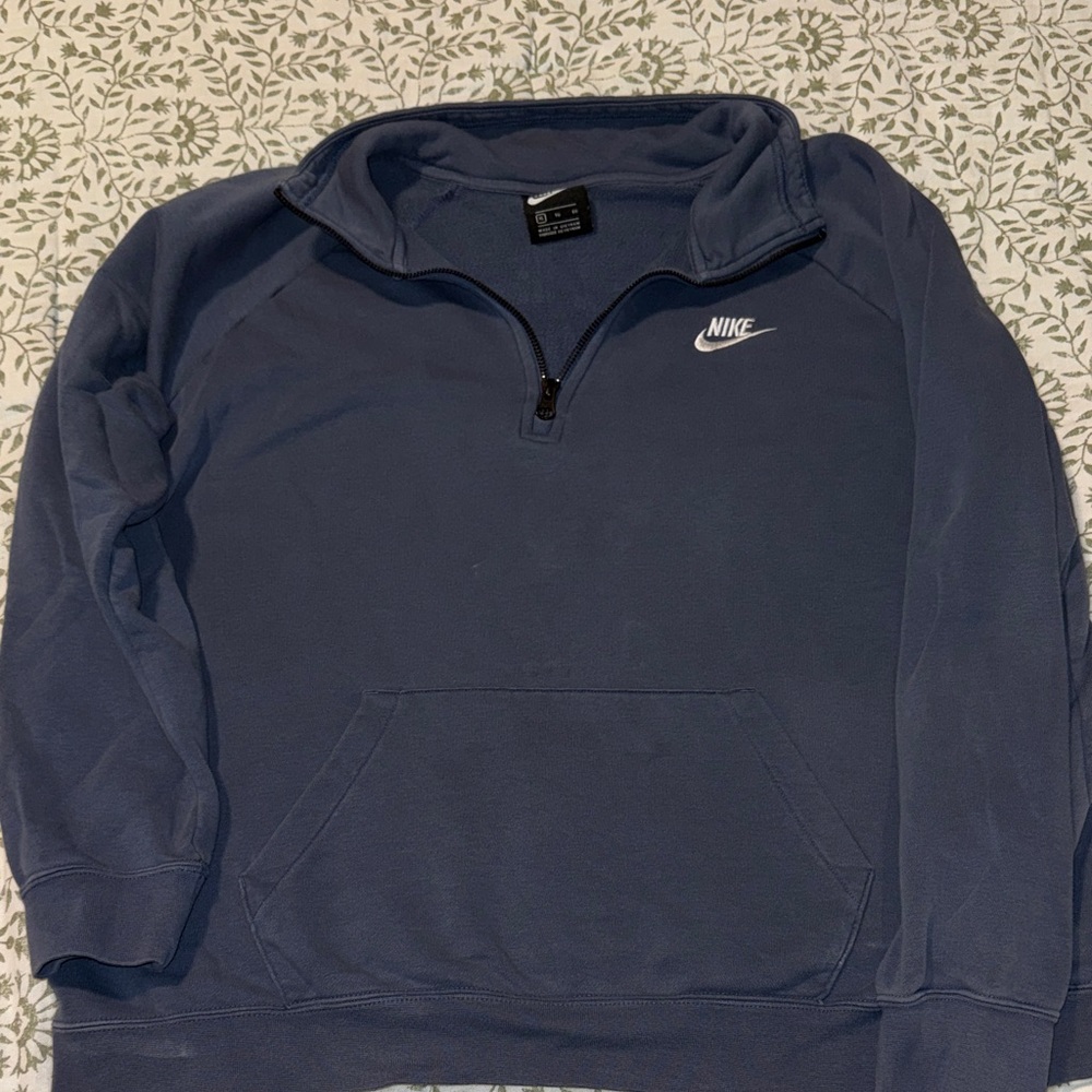 Nike Navy Half-Zip Pullover